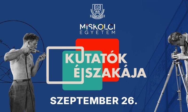 Kutatók Éjszakája Miskolcon 2025 Szeptember