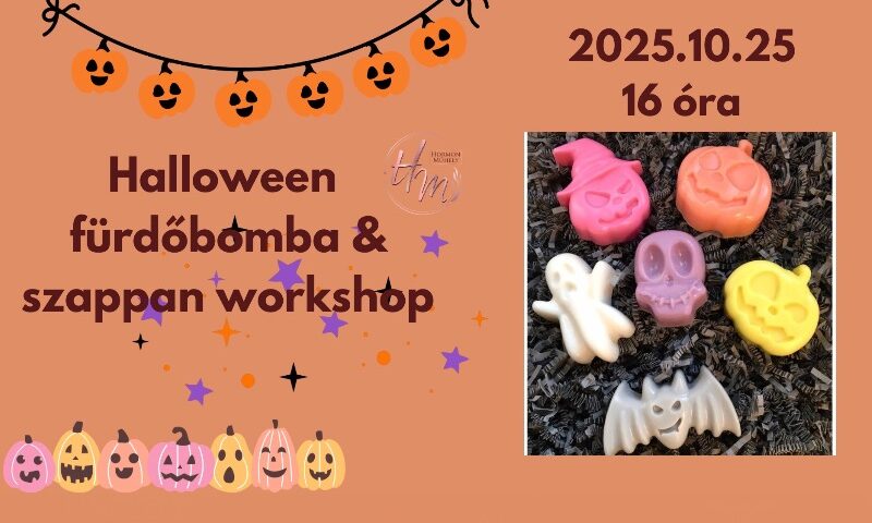 Halloween Fürdőbomba & Szappan Workshop - Miskolc 2025. OKt. 25.