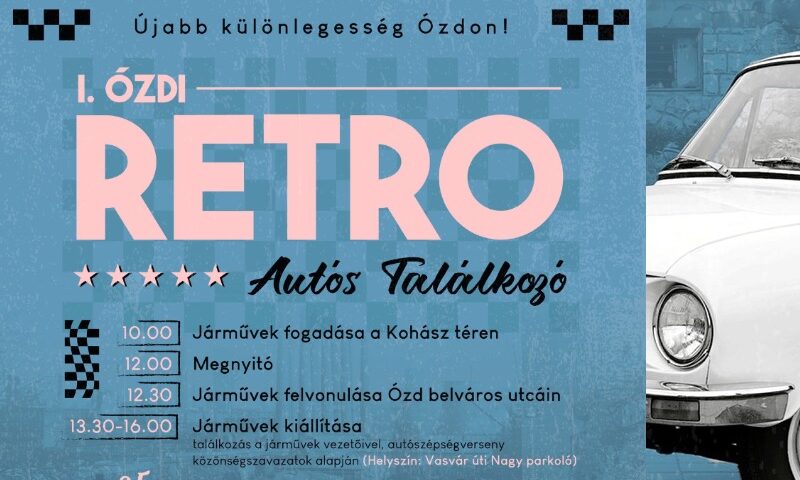 Retro autó Ózd