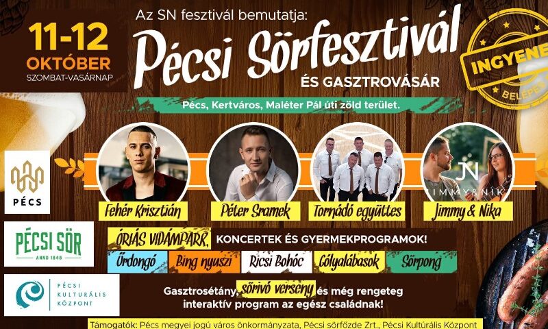 Pécsi Sörfesztivál 2025 okt.