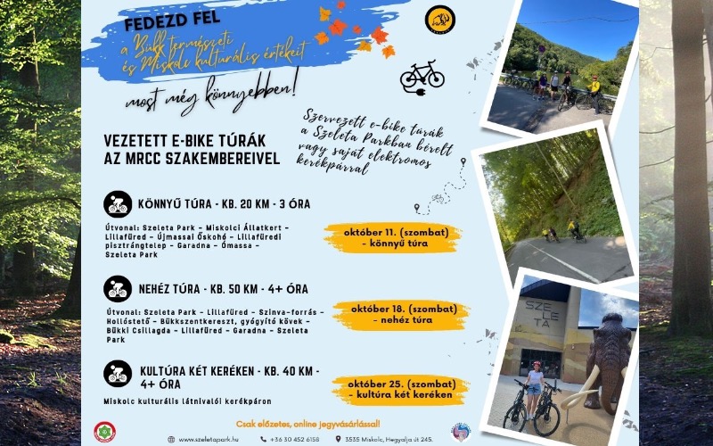 Bükki nemzeti park e-bike túrák 2025