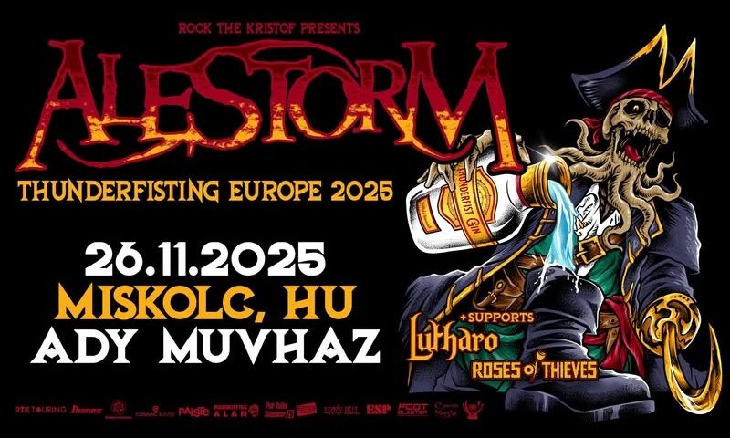 Alestorm Koncert Miskolcon 2025 Nov