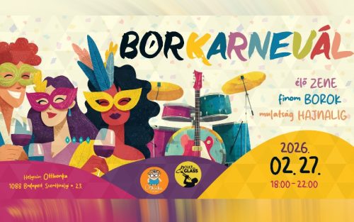 Bor karnevál Budapest 2026 Feb.