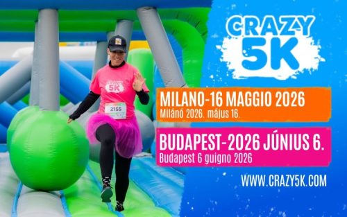 Crazy5k spirnt Budapesten, egy verseny ahol mindenki nyer! 2026