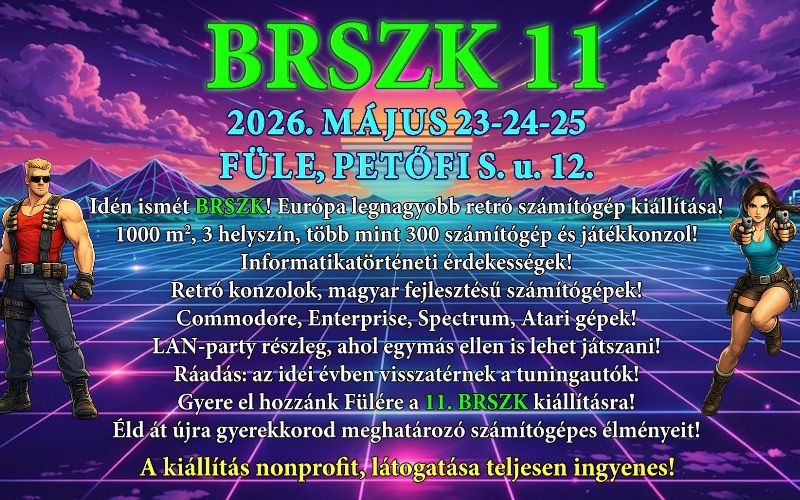Retro számítógép kiállítás