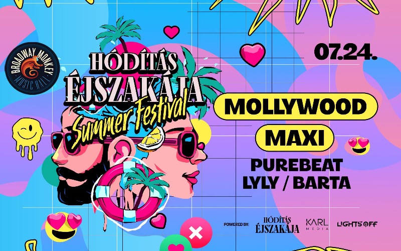 Hódítás Éjszakája Fesztivál 07.24. / Broadway Monkey, Eger