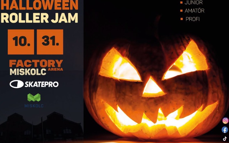 Október 31-én, szombaton ismét megrendezésre kerül a Halloween Roller Jam!